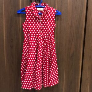Polka dot girls dress